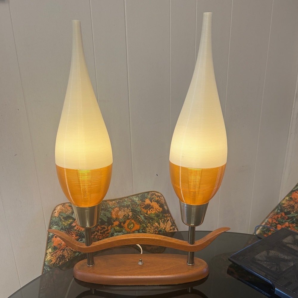 RARE Mid-Century Modern Rotaflex Heifetz Table Lamp